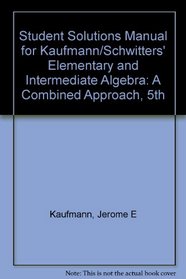 Elementary and Intermediate Algebra - Stud. Solution Manual