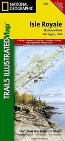 Isle Royale National Park, MI - Trails Illustrated Map #240 (National Geographic Maps: Trails Illustrated)