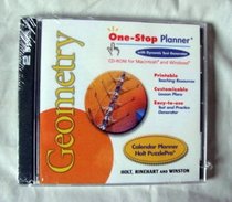 One-Stop Planner with Test Generator (CD-ROM) (HRW Geometry)