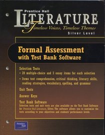 Timeless Voices, Timeless Themes: Silver Level [Formal Assessment with Test Bank Software]
