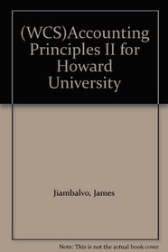 (WCS)Accounting Principles II for Howard University