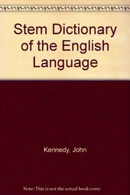 Stem Dictionary of the English Language