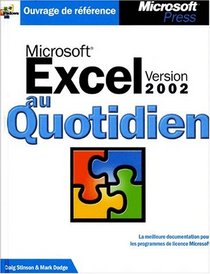 Microsoft Excel version 2002 au quotidien