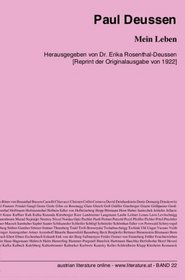 Mein Leben: Herausgegeben von Dr. Erika Rosenthal-Deussen [Reprint der Originalausgabe von 1922] (German Edition)