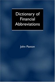 Dictionary of Financial Abbreviations