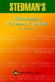 Stedman's Abbrev: Abbreviations, Acronyms & Symbols (Stedman's Wordbooks)