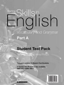 Starting Skills in English: Vocabulary and Grammar Pt. A