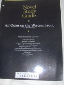 All Quiet on the Western Front - Novel Study Guide (NOVEL STUDY GUIDE)