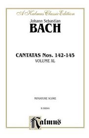 Cantatas No. 142-145 (Kalmus Edition)