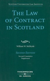 The Law of Contract in Scotland: Supplement 2