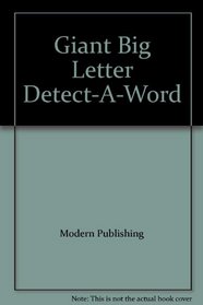 Giant Big Letter Detect-A-Word