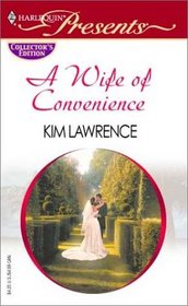A Wife of Convenience (Harlequin Presents)