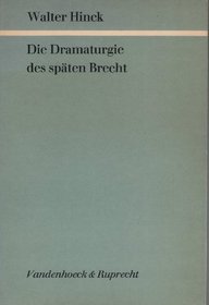 Die Dramaturgie des spaten Brecht (Palaestra) (German Edition)