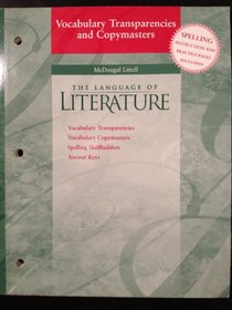 Vocabulary Transparencies and Copymasters: The Language of Literature (Grade Eight)