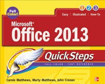 Microsoft Office 2013 QuickSteps