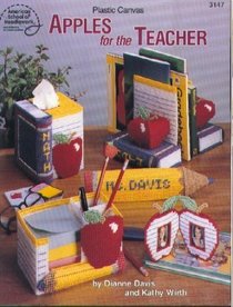 Plastic Canvas Apples for the Teacher (American School of Needlework #3147)