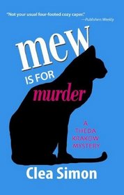 Mew is for Murder  (Theda Krakow, Bk 1) (Large Print)
