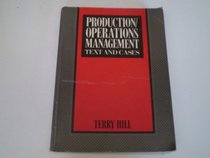 Production/Operations Management: Text and Cases