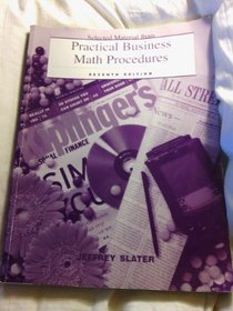 Selected Material From Practical Business Math Procedures