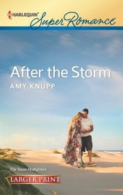 After the Storm (Texas Firefighters, Bk 6) (Harlequin Superromance, No 1813) (Larger Print)