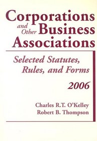 Corporations and Other Business Associations, 2006 Statutory