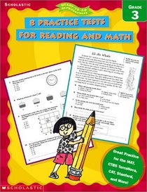 8 Practice Tests for Reading and Math: Grade 3 (Ready-To-Go Reproducibles)