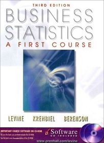 Business Statistics: A First Course with CDROM