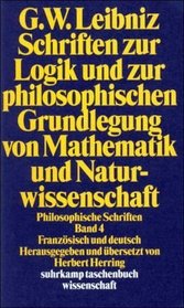 Schriften zur Logik und zur philosophischen Grundlegung von Mathematik und Naturwissenschaft. Franzsisch und Deutsch.