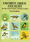 Favorite Birds Stickers: 48 Full-Color Pressure-Sensitive Designs