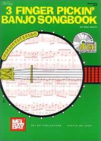 Mel Bay 3 Finger Pickin' Banjo Songbook