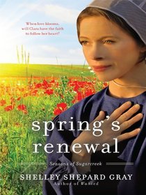 Spring's Renewal (Seasons of Sugarcreek, Bk 2) (Large Print)