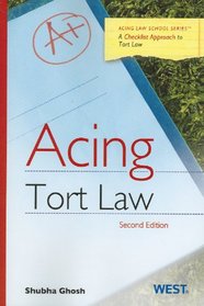 Acing Tort Law, 2d
