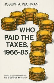 Who Paid the Taxes, 1966-85? (Studies of Government Finance. Second Series)