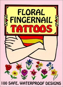Floral Fingernail Tattoos (Temporary Tattoos)