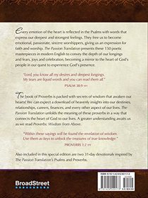 Psalms Poetry on Fire and Proverbs Wisdom From Above: 2-in-1 Collection with 31 Day Psalms & Proverbs Devotionals (The Passion Translation)