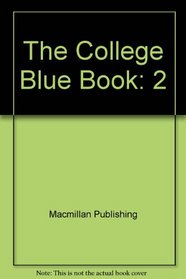The College Blue Book: Tabular Data