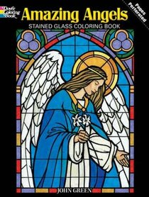 Dover Stained Glass Color Book Amazing Angels (DP48047X)