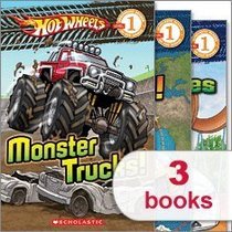 Hot Wheels Reader Pack (3 Books) (Scholastic Reader Level 1, Monster Trucks!; Race the World!; Wild Rides)