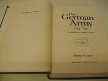 The German Army, 1933-1945: Its political and military failure