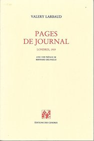 Pages de journal: Londres, 1919 (French Edition)