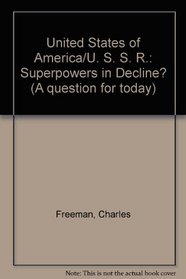 Usa/USSR: The Superpowers (Questions of Today Series)