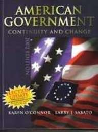 American Government: Continuity and Change 2002 Edition with LP.com access card (6th Edition)