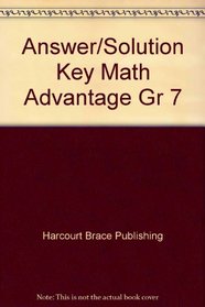 Answer/Solution Key Math Advantage Gr 7