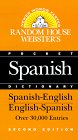 Random House Webster's Pocket Spanish Dictionary : Second Edition (Random House Newer Words Faster)