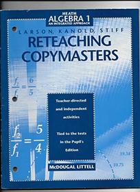 Reteaching Copymasters (Heath Algebra1)