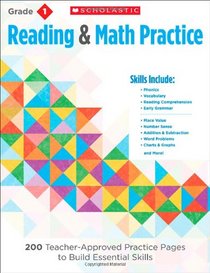 Reading and Math Practice: Grade 1: 200 Teacher-Approved Practice Pages to Build Essential Skills