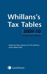 Whillans's Tax Tables 2009-10 (Finance Act Edt)