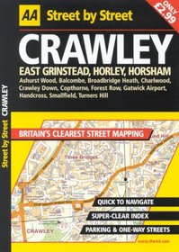 AA Street by Street: Crawley, East Grinstead, Horley, Horsham