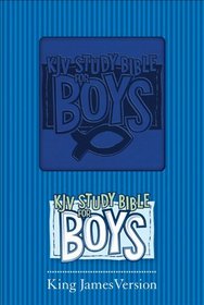 KJV Study Bible for Boys Blue Duravella