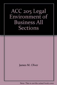 ACC 205 Legal Environment of Business All Sections
